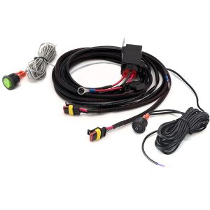 Kit de câblage pour deux lampes avec interrupteur momentané (3 broches, Superseal, 12 V)