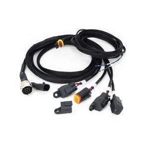 Kit de câblage quatre lampes avec connecteur ITT (4-broches, Deutsch DT, 12V)