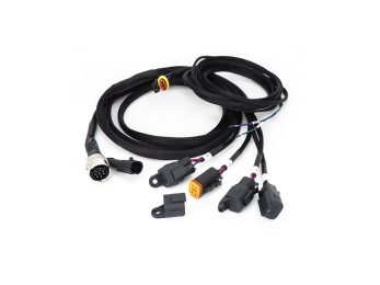 Kit de câblage quatre lampes avec connecteur ITT (4-broches, Deutsch DT, 12V)