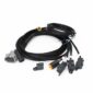 Kit de câblage quatre lampes avec connecteur DT04-08 (4-broches, Deutsch DT, 12V)