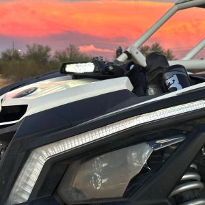 CAN-AM Maverick X3 (2017+) Kit de montage pour tour d’amortisseur (Linear-6)