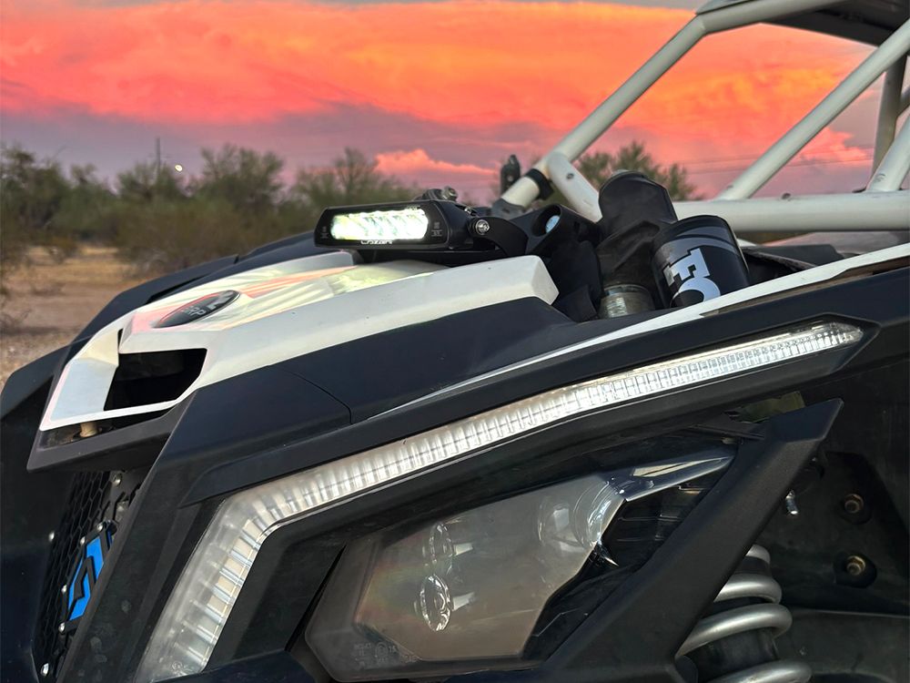 CAN-AM Maverick X3 (2017+) Kit de montage pour tour d&rsquo;amortisseur (Linear-6)