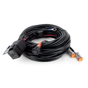 Kit de câblage deux lampes avec câble prolongé (2-broches, Deutsch DT, 12V)