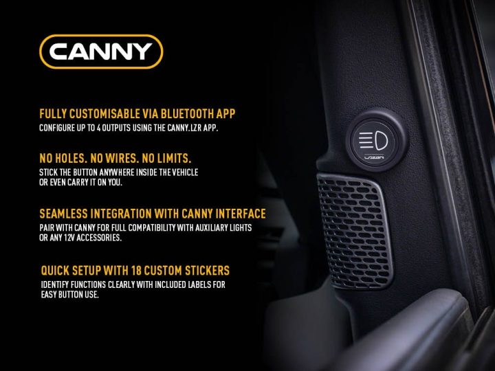 Canny Controls Bouton intelligent CANNY – Lazer Lamps France – Automotive Equipment ...