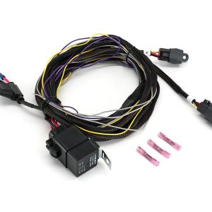 Kit de câblage deux lampes (4-broches, Deutsch DT, 12V – Carbon-2 Feux de croisement jaunes/blancs)